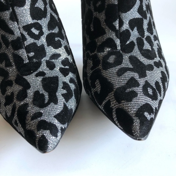 Express Metallic Leopard Booties - Picture 6 of 16
